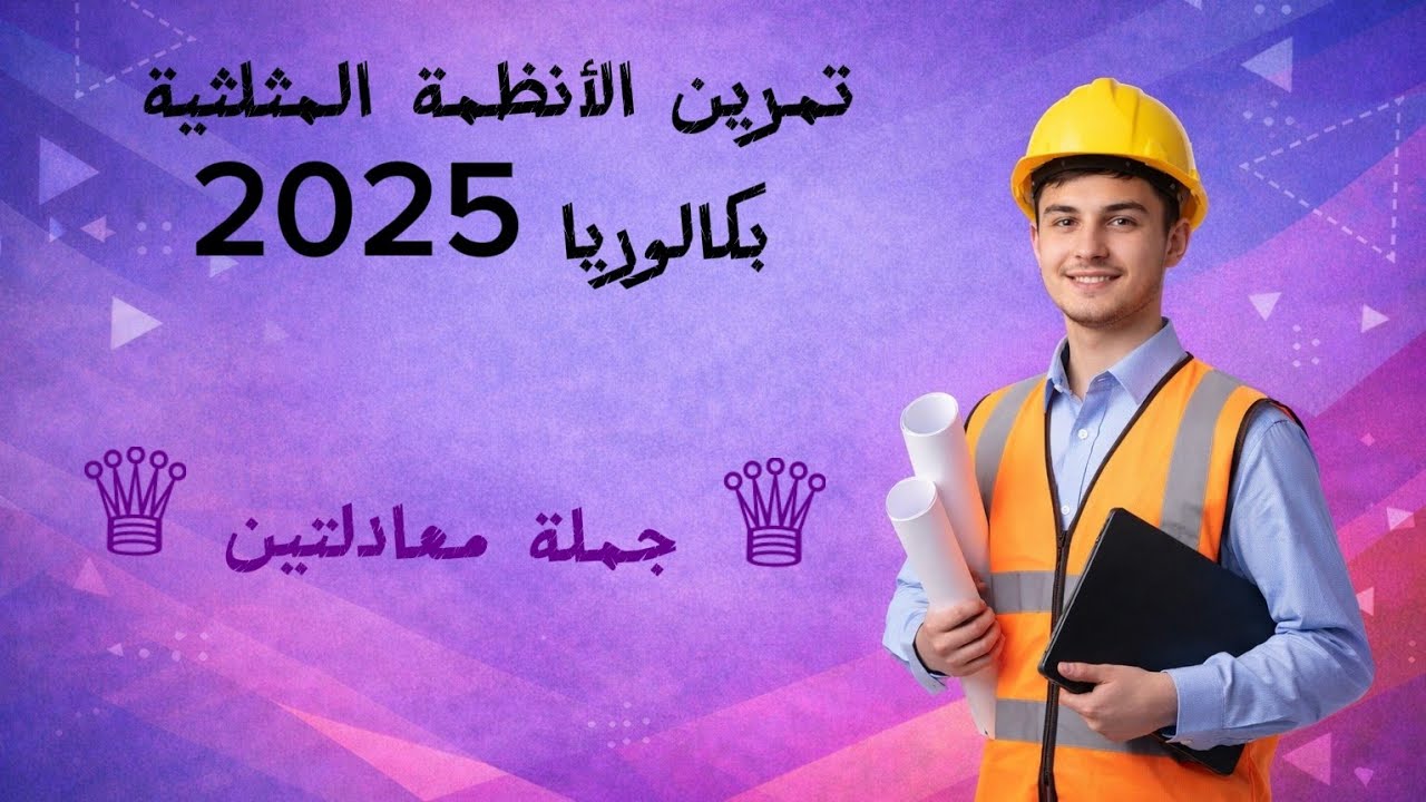 حل تمرين في الأنظمة المثلثية لبكالوريا 2025 يحتوي على فكرة جملة معادلتين 🦺📐✏️