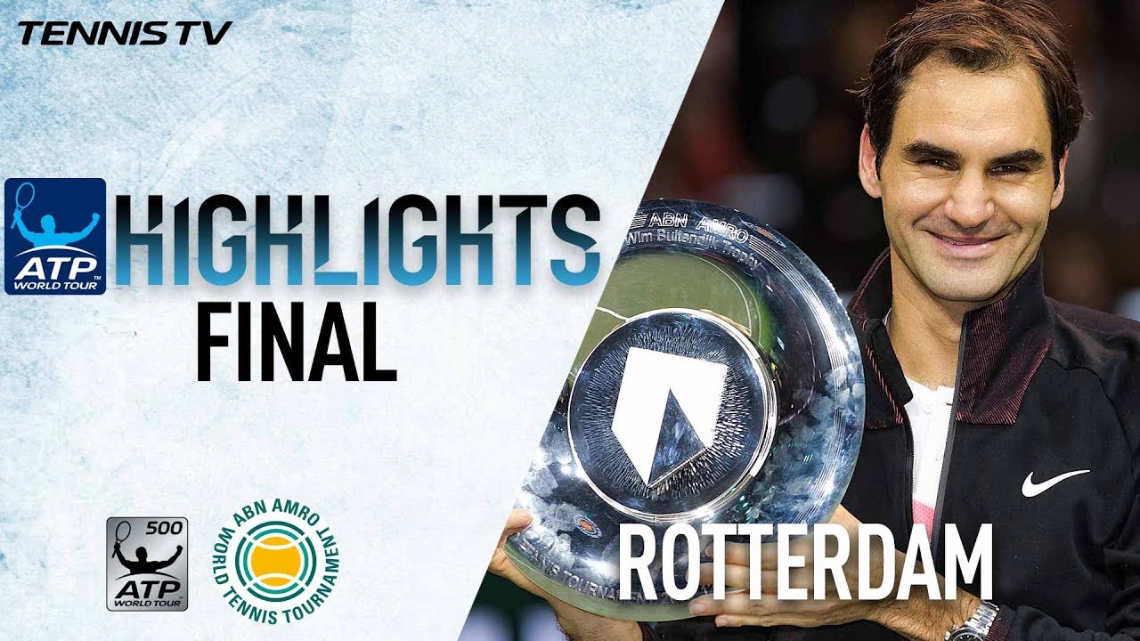 Final Highlights: Federer Claims Third Rotterdam Crown