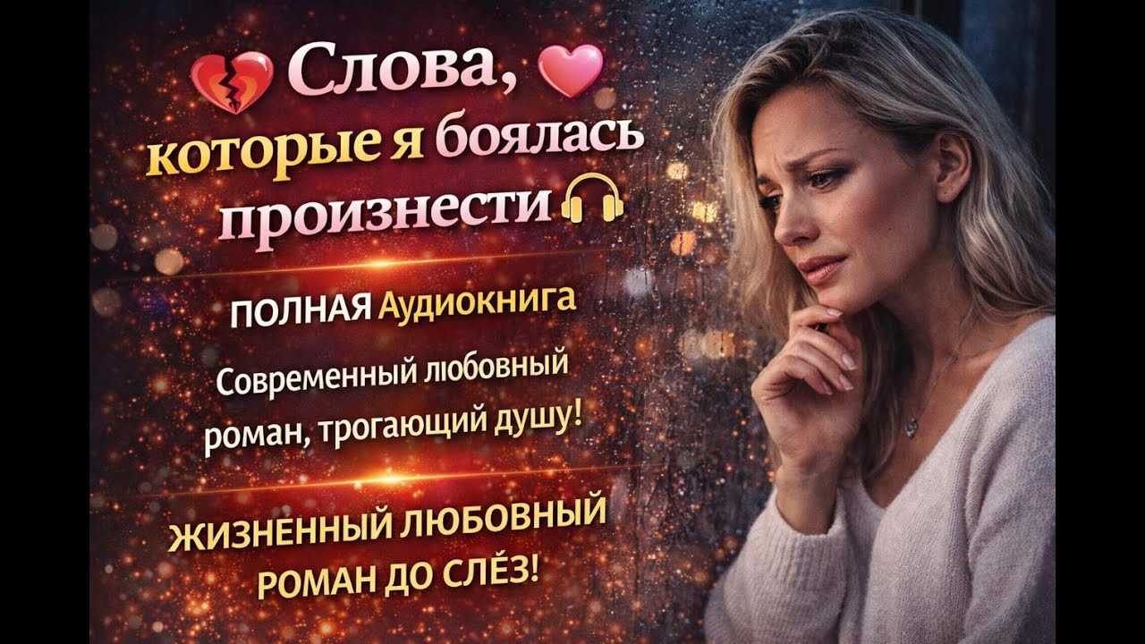 📖💔 СЛОВА, КОТОРЫЕ Я БОЯЛАСЬ ПРОИЗНЕСТИ🎧 ПОЛНАЯ АУДИОКНИГА | Любовный роман с драмой и тайной