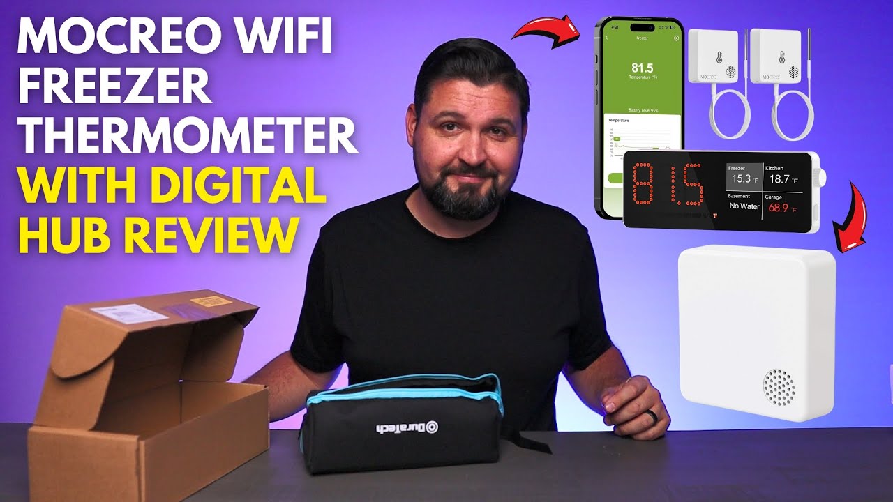 Обзор WiFi-термометра для морозильной камеры MOCREO с цифровым концентратором!