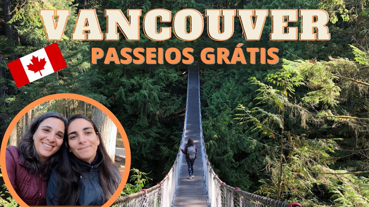 PONTE SUSPENSA E TRILHA NA MONTANHA | Natureza em Vancouver #vidanocanada