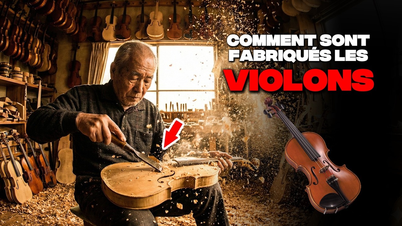Comment Sont Fabriqués Les VIOLONS Les PLUS CHERS Du Monde ? [Processus Artisanal]