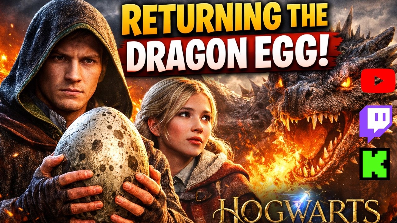 We Stole a Dragon Egg to Save It | Hogwarts Legacy