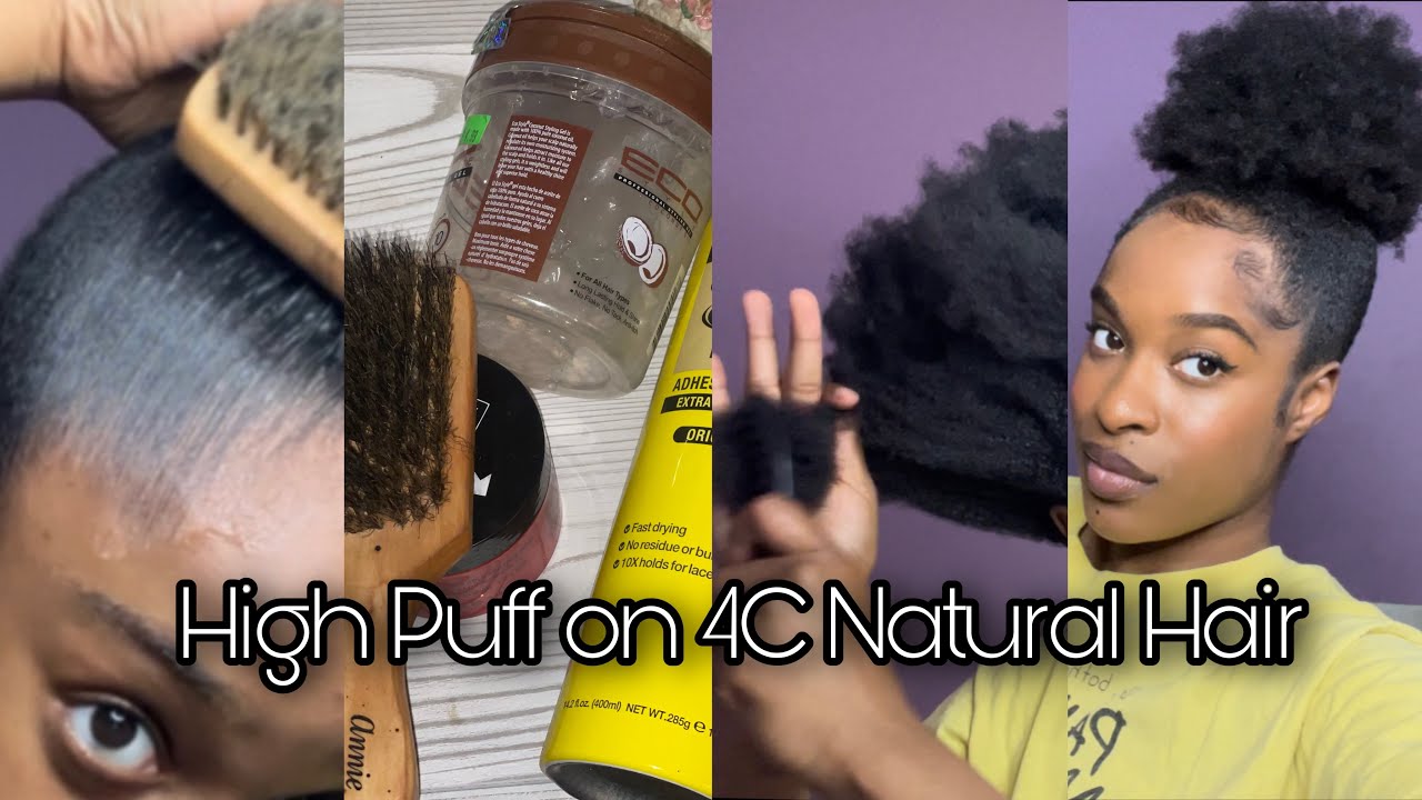 High Puff On 4C Natural Hair || BEGINNER FRIENDLY!!!!