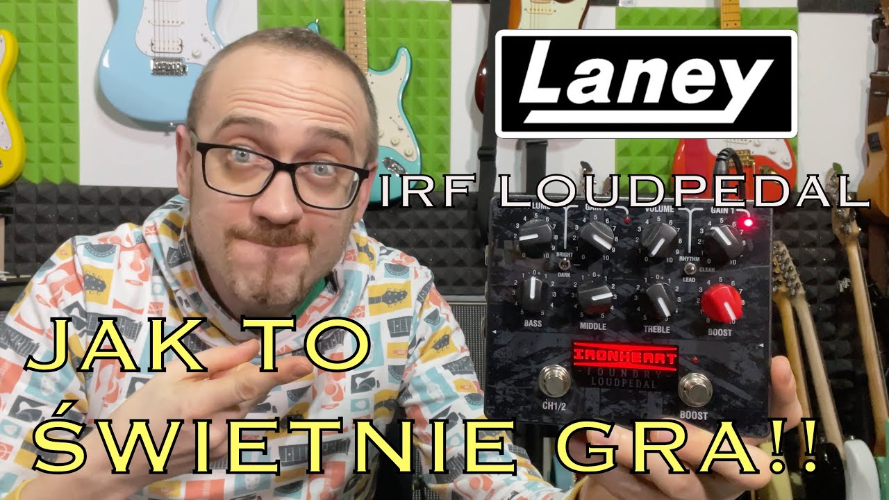 LANEY IRF-LOUDPEDAL - Fenomenalny wzmacniacz gitarowy wielkości efektu podłogowego!