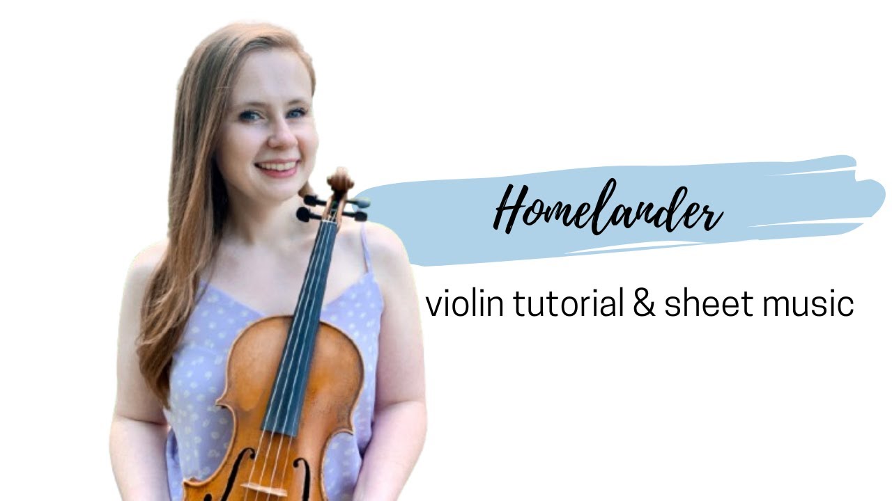Homelander Theme | Violin Tutorial & Sheet Music