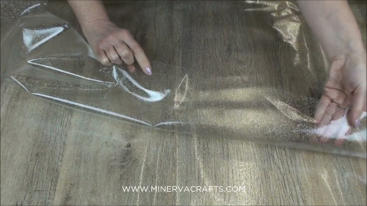 Glitter Glass Transparent Supple PVC Fabric