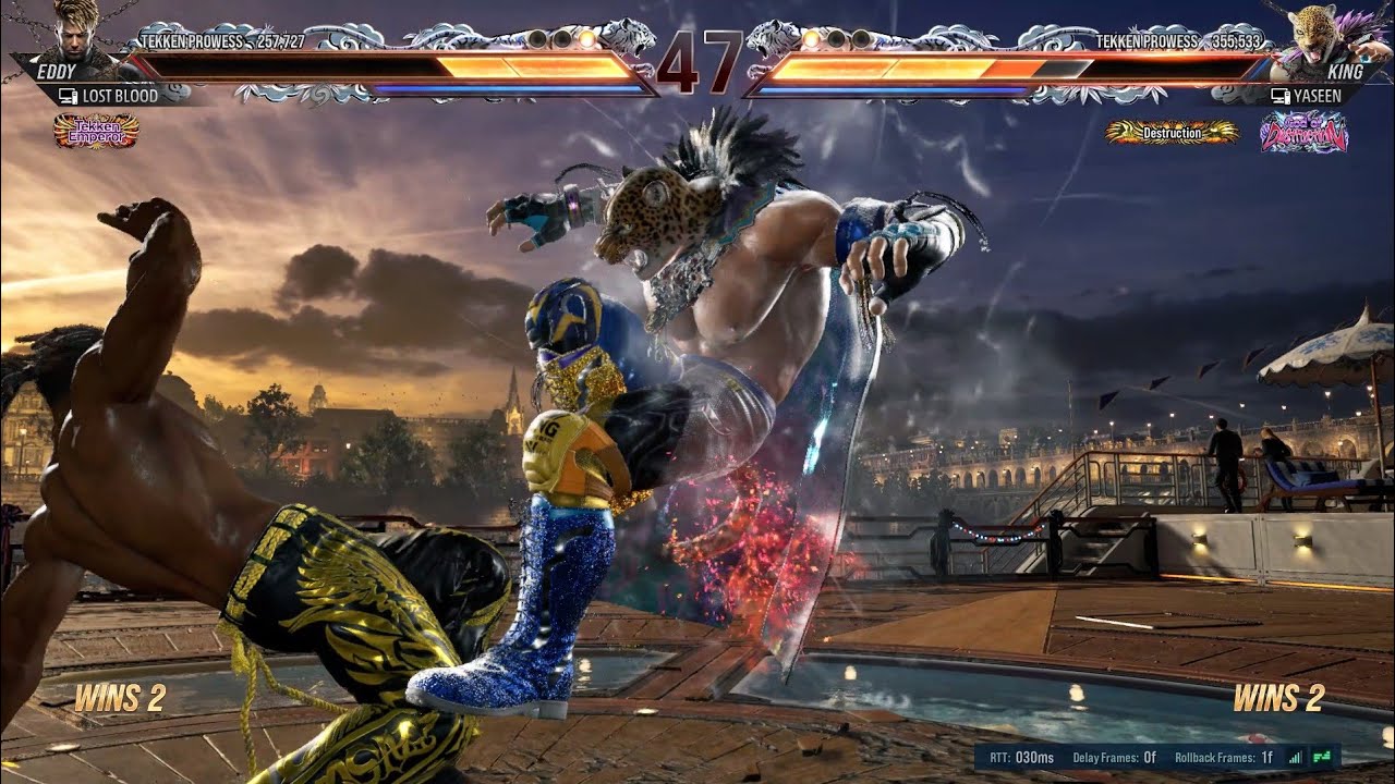 King Dealing Eddy in Aggressive Way