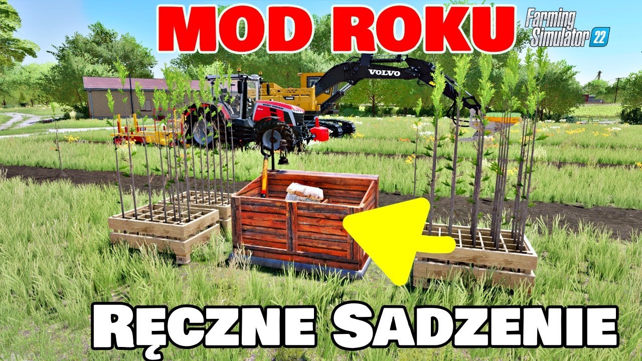 🚨 Mod Roku - Ręczne Sadzenie Sadzonek - Hand Plant Saplings. Farming Simulator 22.