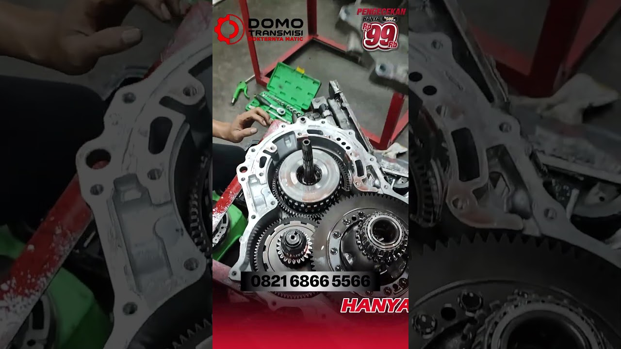 Overhaul matic hanya 4 juta!!! - DOMO Transmisi  #bengkelmaticterdekat #bengkelmatic