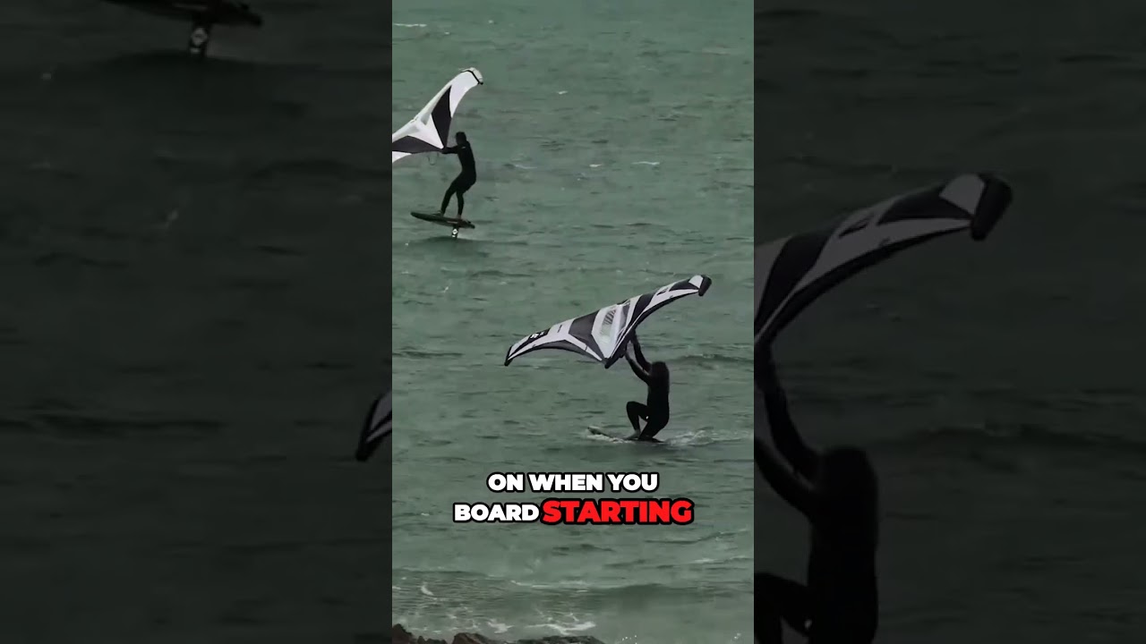 Appletree's Apple Skipper Wing feels electric! #shorts #foiling #wingfoiling