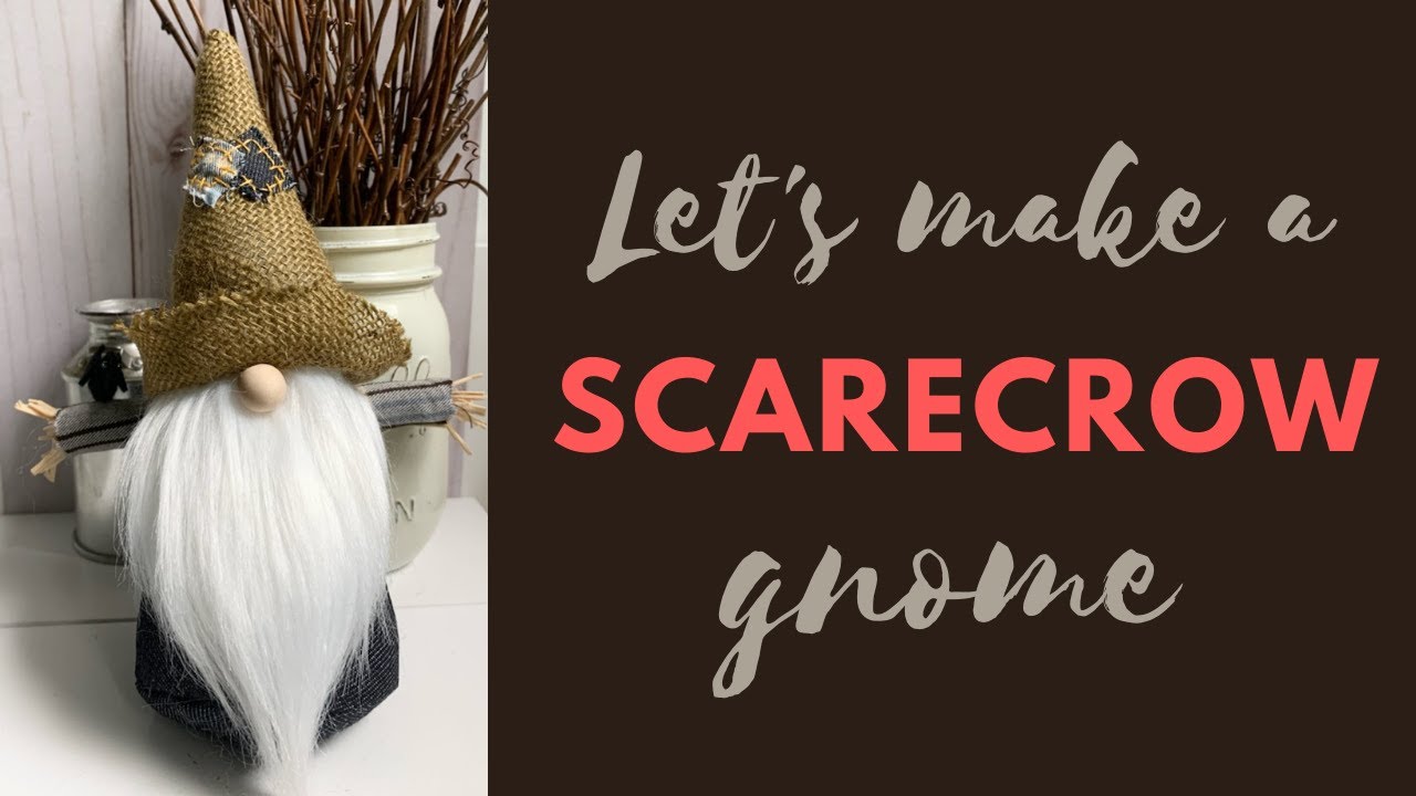 DIY Scarecrow Gnome Tutorial for Fall!