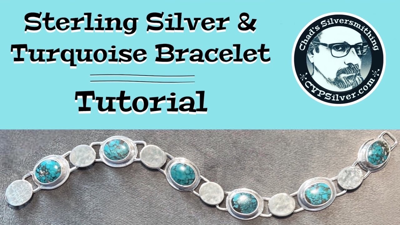 Making A Turquoise Tennis Bracelet: A Silversmithing Tutorial