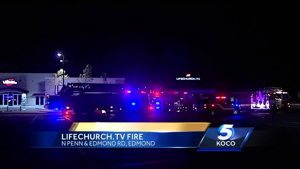 Air conditioner catches fire at LifeChurch.tv