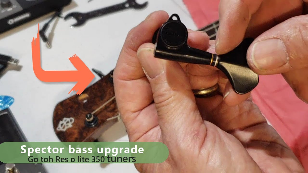 Spector Dimension 4 NS gets Gotoh tuners
