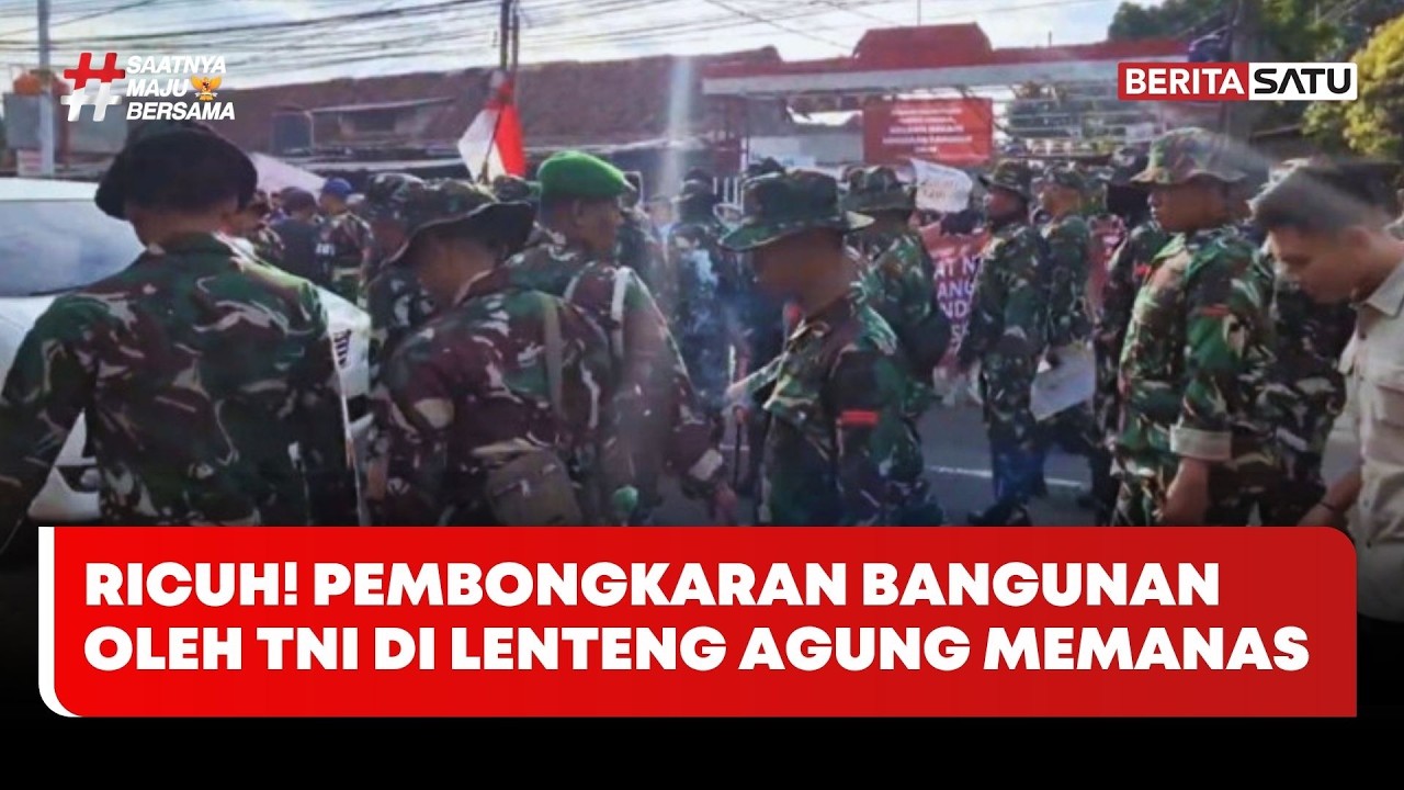 Pembongkaran Bangunan di RW 10 Lenteng Agung Ricuh #beritasatu