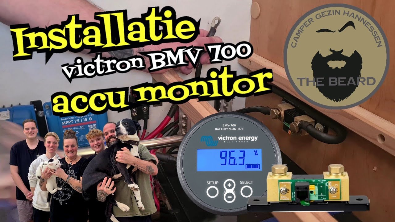 #4 Victron BMV 700 ACCU MONITOR INSTALLEREN | VICTRON ENERGY