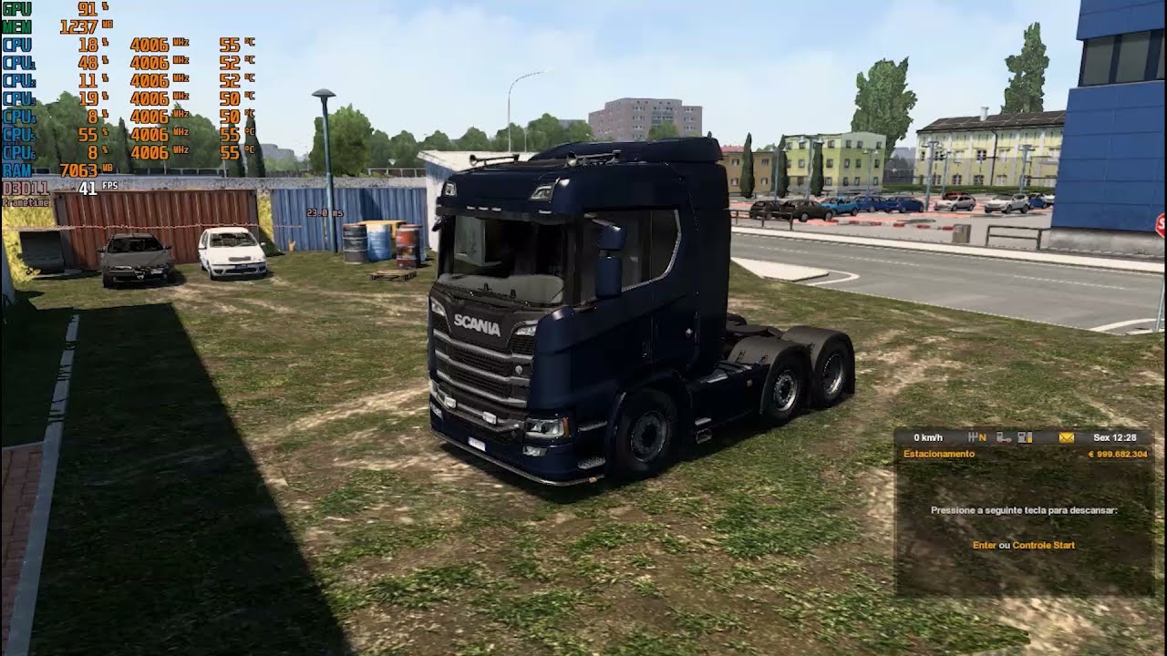 ETS2 CPU Intel Core I5 10400 UHD 630