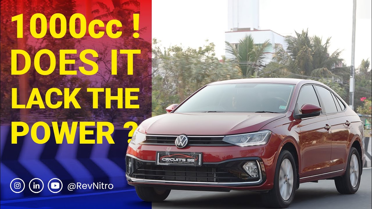 டர்போ அதிரடி: VW Virtus 1.0 TSI Review | 3-Cylinder Turbo Outperforms NA 4-Cyl? | RevNitro