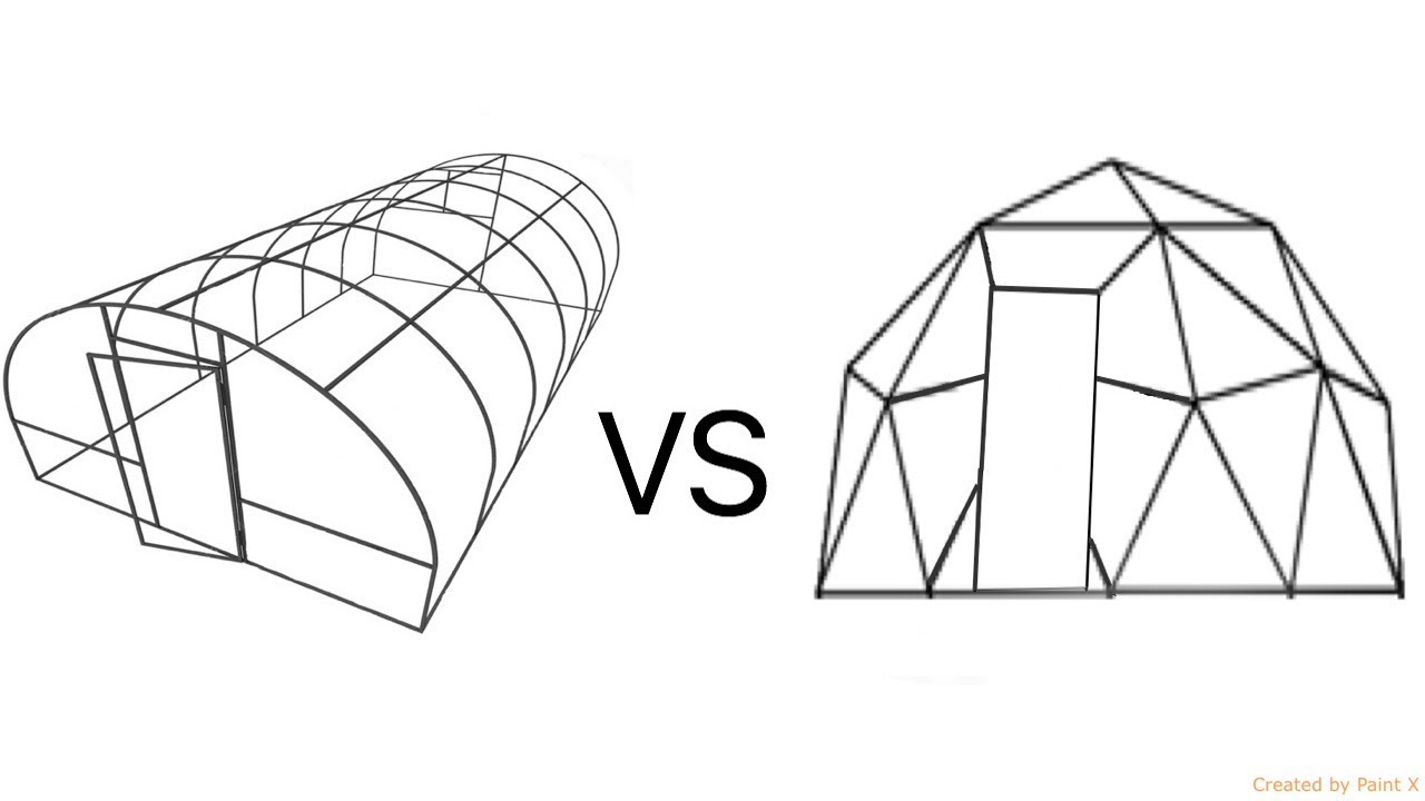 Hoophouse или Geodesic Dome: что дешевле построить? (2020)
