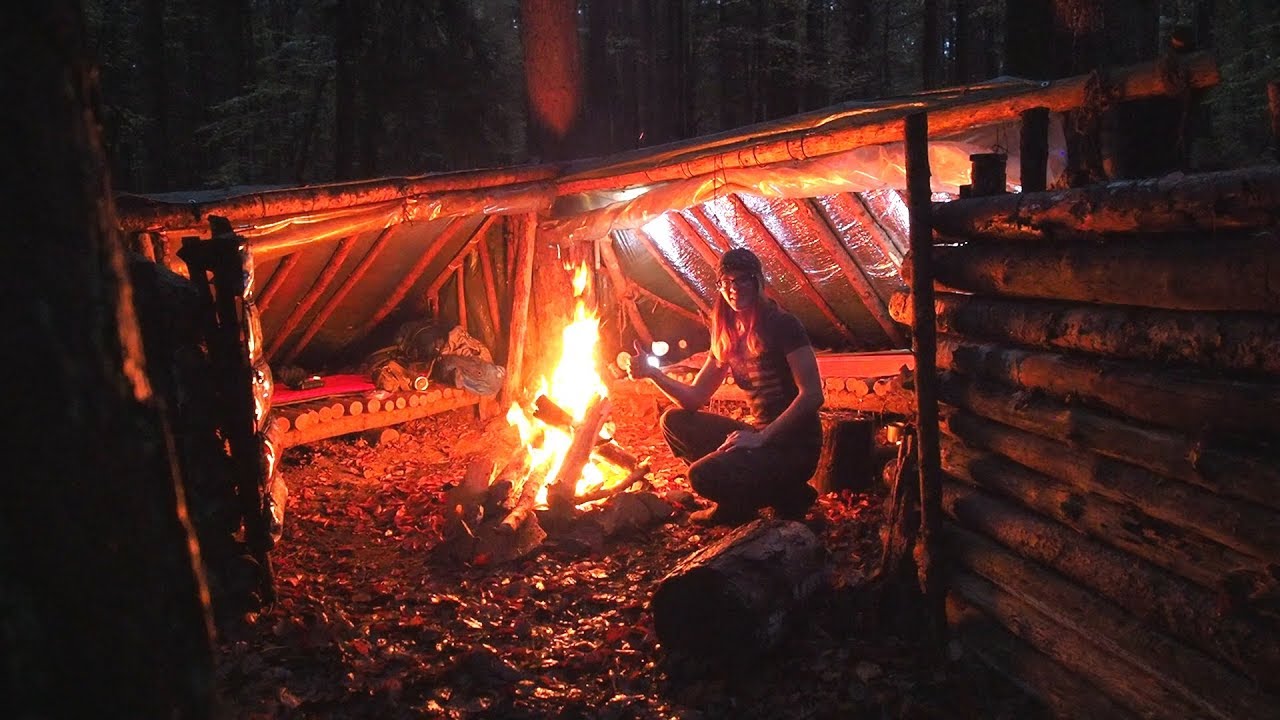 Solo overnighter in the rain #bugoutcamp