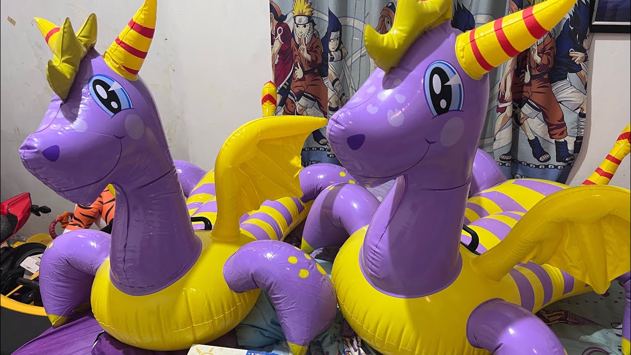 Unboxing and inflate 2nd Intex Magic Dragon