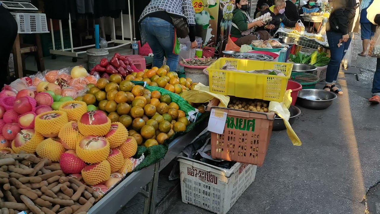 ตลาดเทศบาลเมืองอุดรธานี​ Udon Thani Morning market - Thai Street food