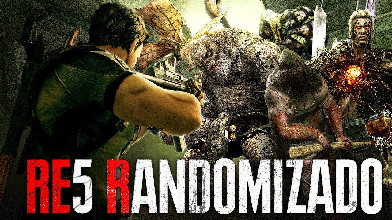 O RANDOMIZER MAIS INSANO DE TODOS! Resident Evil 5 com TUDO ALEATÓRIO