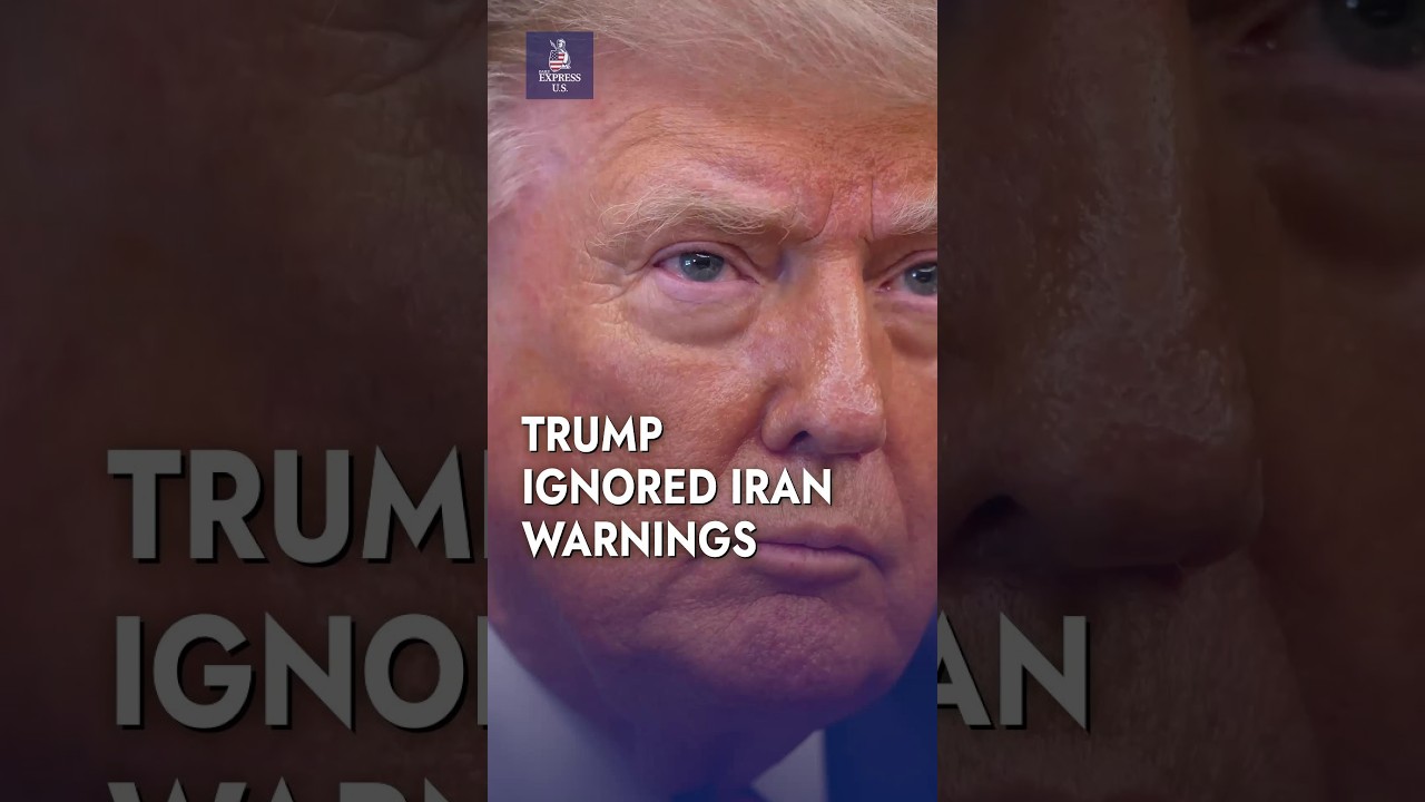 Leaked report suggests Donald Trump ignored three stark warnings over Iran War