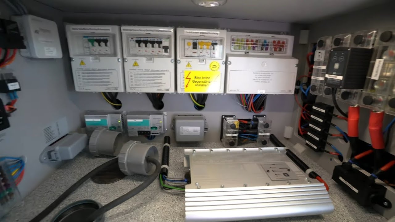 Morelo Palace 90 LS Werksauslieferung  Wohnmobil-Technik E-Tür Lithium Heizung Inverter Teil 02/17