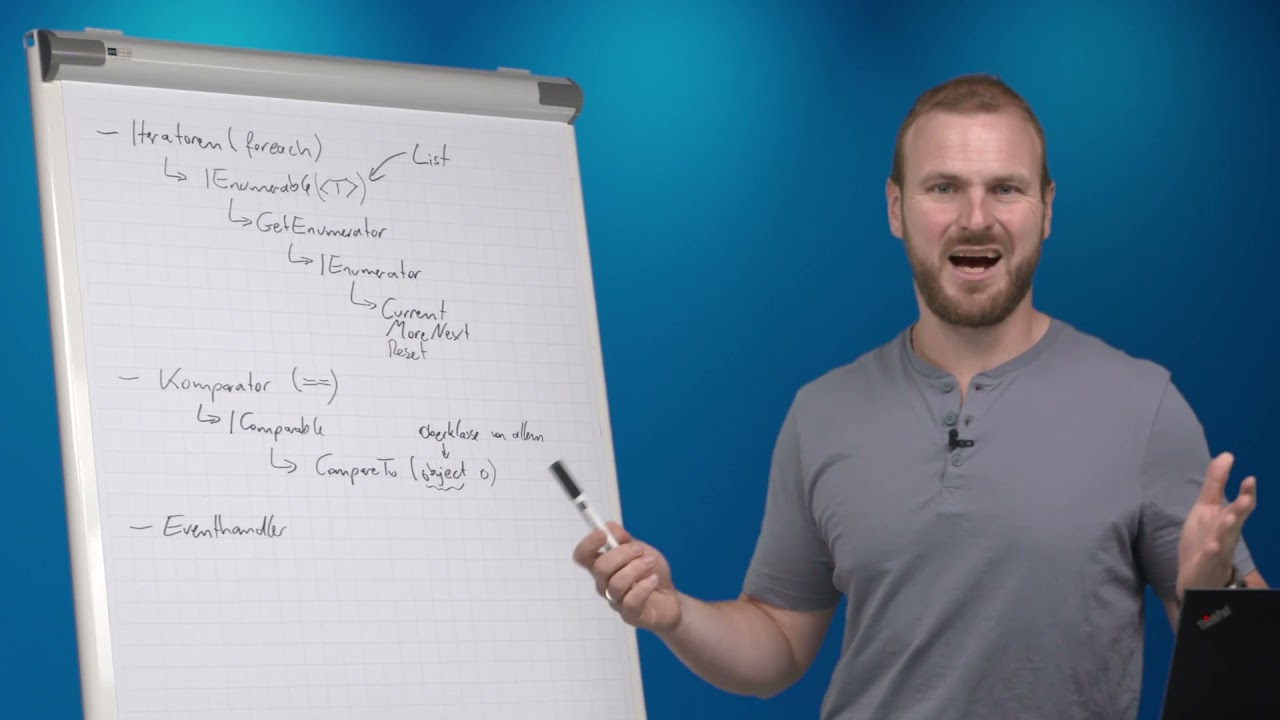 Objekt Interaktion, Kontrakte, Komparator, Iterator, Events, Assertion, Exception | Prof. Griesbauer
