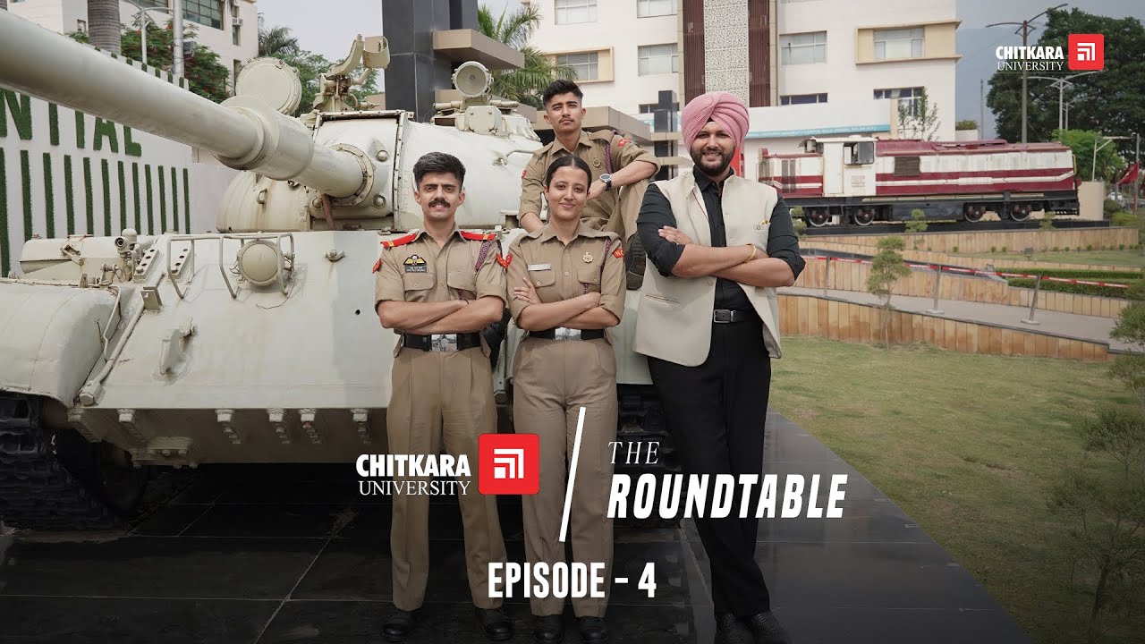 Borders, Battles & Beyond: NCC Cadets' Round Table Discussion at Chitkara University