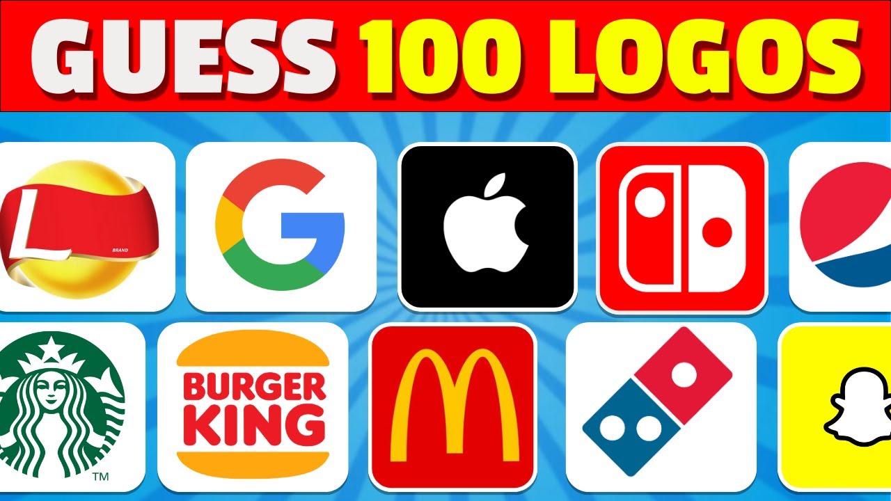 Guess the Logo in 3 Seconds | 100 Famous Logos
