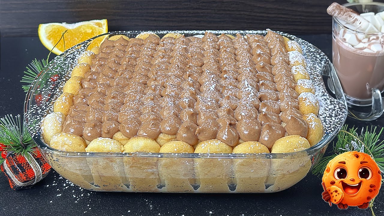 БЕЗ ДУХОВКИ!! Десерт за 5 МИНУТ! Вы будете поражены! Очень вкусный, быстрый и легкий десерт!