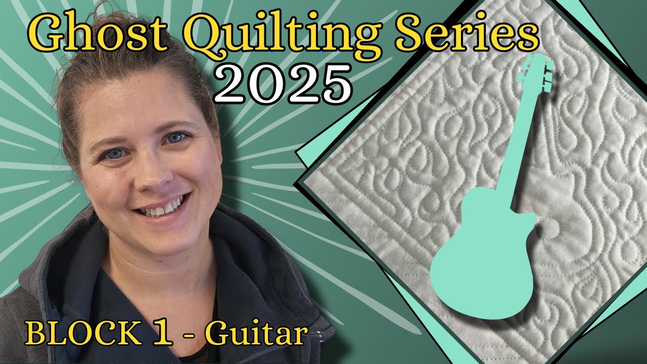 How I Made a Guitar Appear on My Quilt!