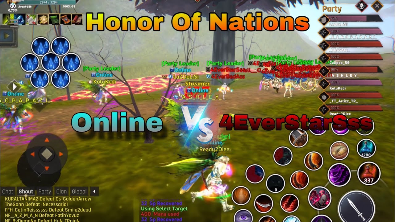 Honor Of Nations - Online Vs 4EverStarSss Clan Pk Movie !
