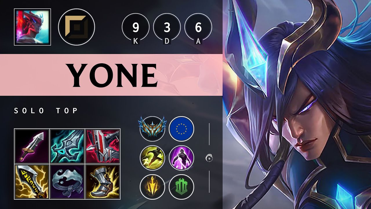 Yone Top vs Aatrox - EUW Challenger Patch 25.20