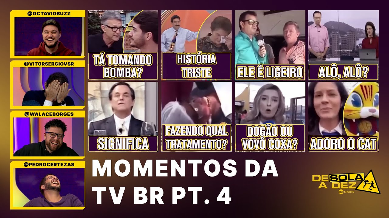 QUAL É O MOMENTO MAIS BIZARRO DA TV BRASILEIRA? REAGIMOS E CRAVAMOS! (PT. 4) | DE SOLA A DEZ