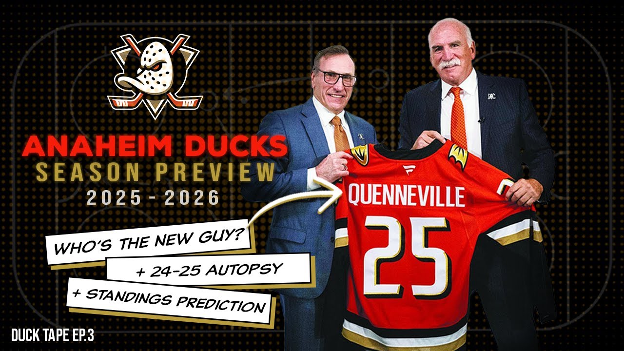 Anaheim Ducks Season Preview 25-26 | Duck Tape Ep.3