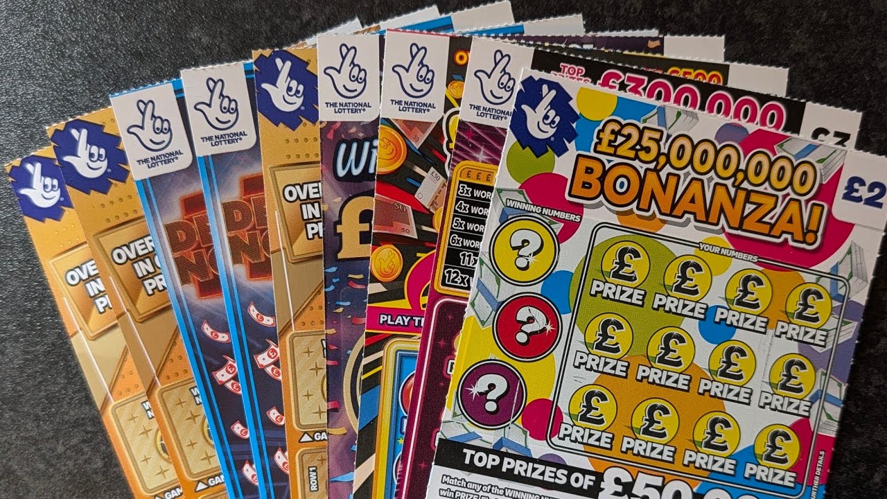 Набор случайных лотерейных скретч-карт Allwyn UK ​​National Lottery стоимостью 40 фунтов стерлинг...