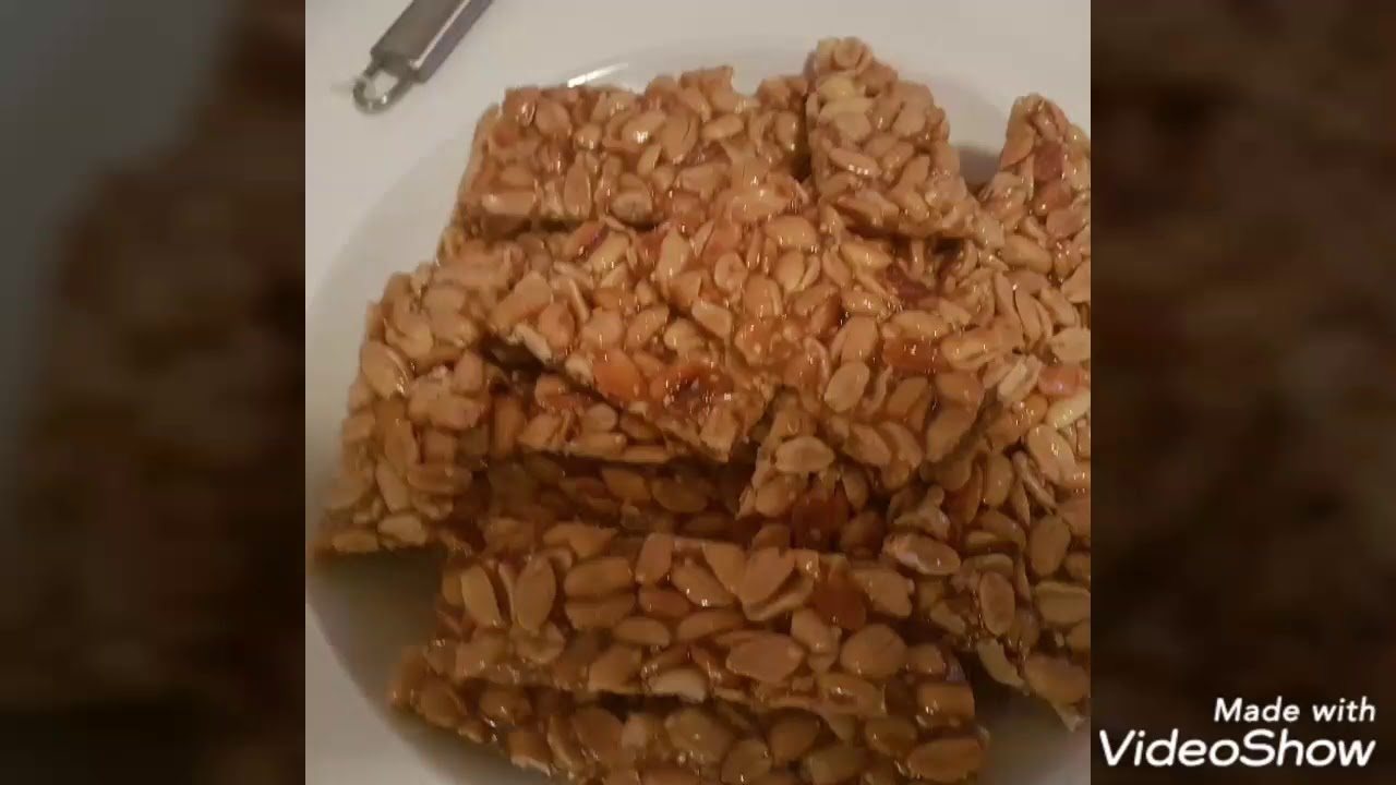 Erdnuss honig/Zucker Riegel schnell und einfach(mr.tom nachmache)
