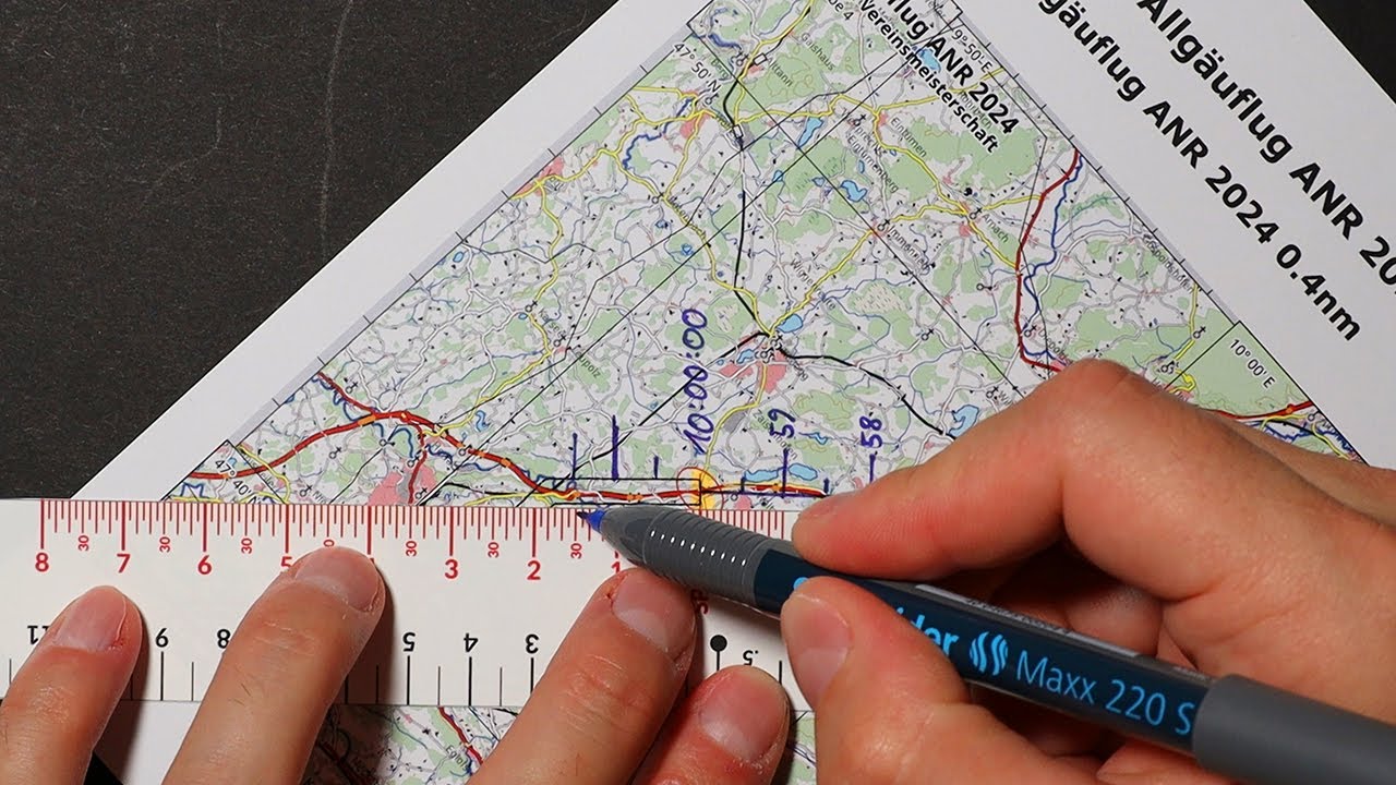 [NAVGEEKS NAV CLASS] Air Navigation Race Vorbereitung: So bereitest du deine ANR Karte vor