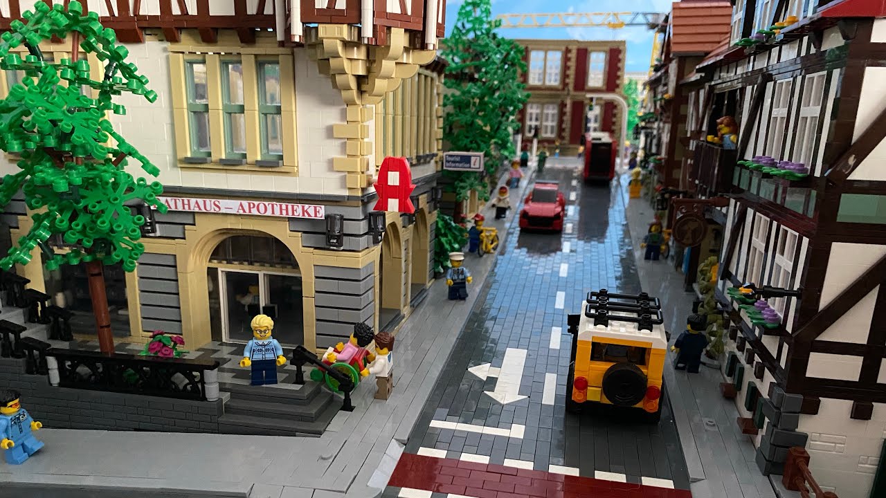 Mega progress at the town hall - LEGO® and Bricks - (Stadt Baustein)