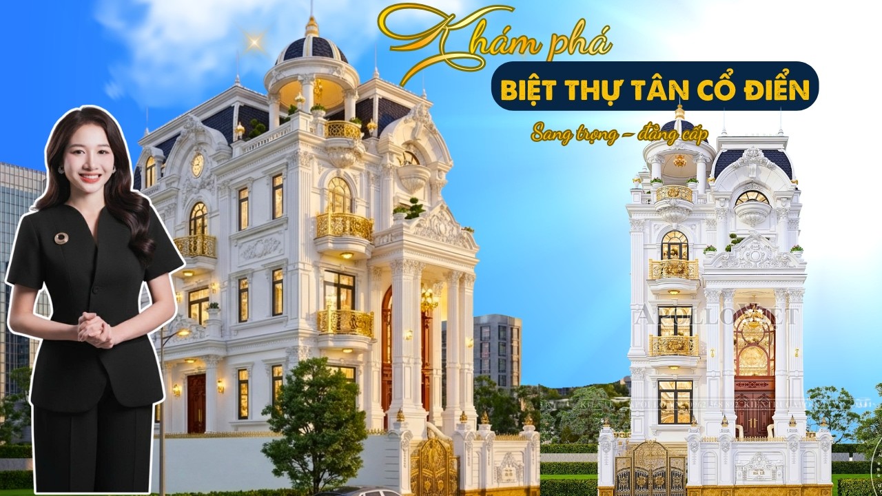 CHIÊM NGƯỠNG Biệt Thự Phố Tân Cổ Điển Đẳng Cấp Tại Hà Nội | Nhà Đẹp Apollo Việt