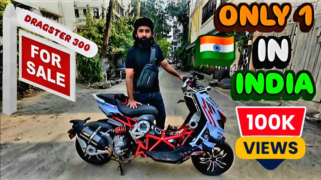 INDIA’S ONLY 1 Italjet Dragster 300 Rare Imported Scooter FOR SALE | Dragster 300 Walkaround & Specs