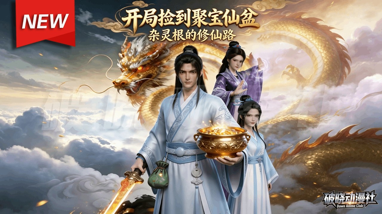 MULTISUB📢新番上线《开局捡到聚宝仙盆，杂灵根的修仙路》第1~90集丨杂役获聚宝仙盆，丹药功法疯狂翻倍，扮猪吃虎横扫宗门逆天崛起！#漫剧 #破晓动漫社