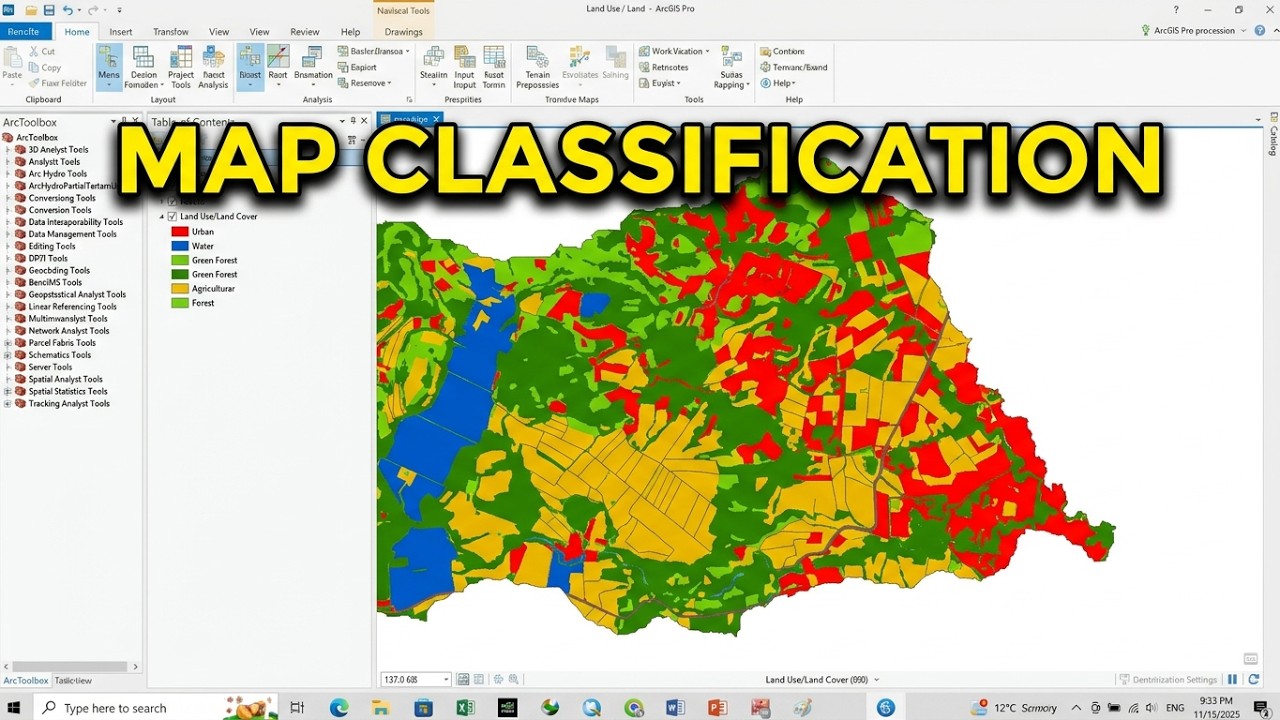 Tutorial: Land use/land cover classification using sentinel 2 and ArcGIS with accuracy assessment