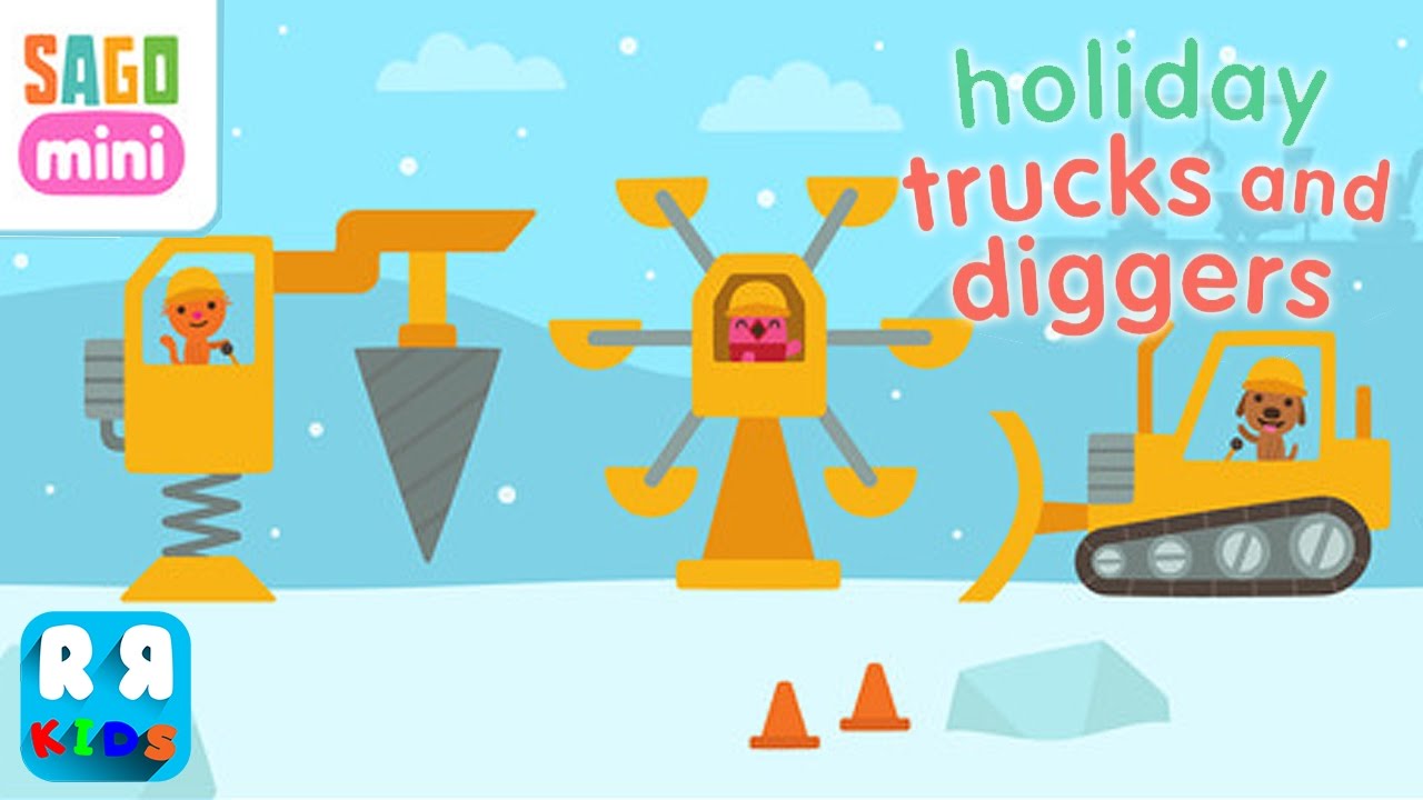 Sago Mini Holiday Trucks and Diggers (By Sago Sago) - New Best Apps for Kids
