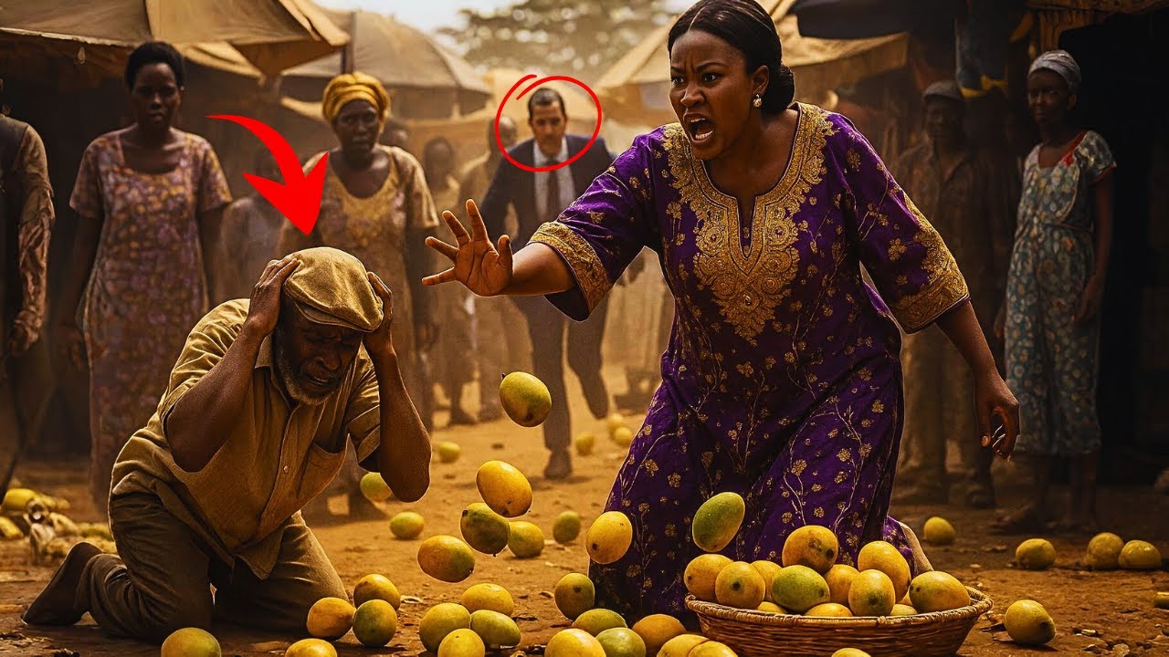 Elle a jeté mes fruits au sol — son mari m’a serré la main, devant tout le marché