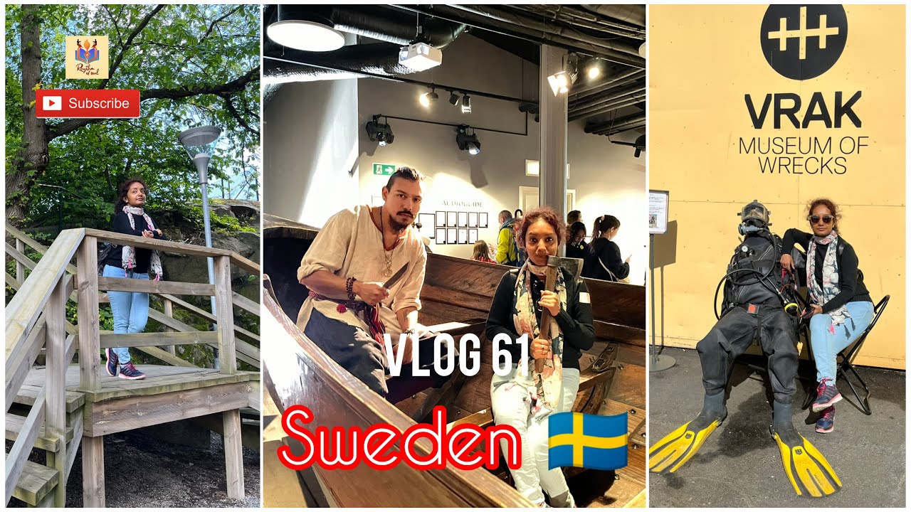 Sweden Vlog - Vlog 61 | Vasa Museum, Viking Museum, Museum of Spirits #stockholm || Rhythm of Soul